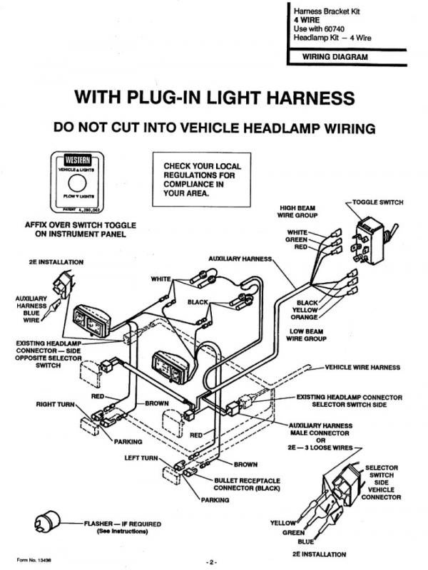 Western Plow Wiring Diagram Ultra Mount from www.plowsite.com