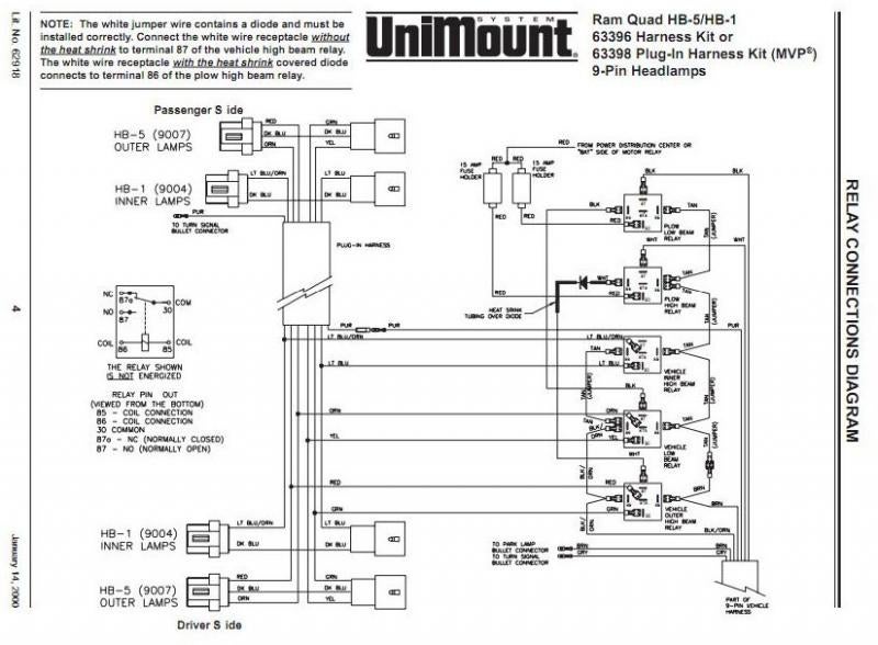 Westen unimount wiring harness not working | PlowSite chevy western unimount snow plow wiring diagram 